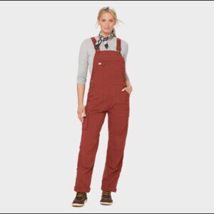 Women's Heirloom Gardening Bib Overalls Color Brick